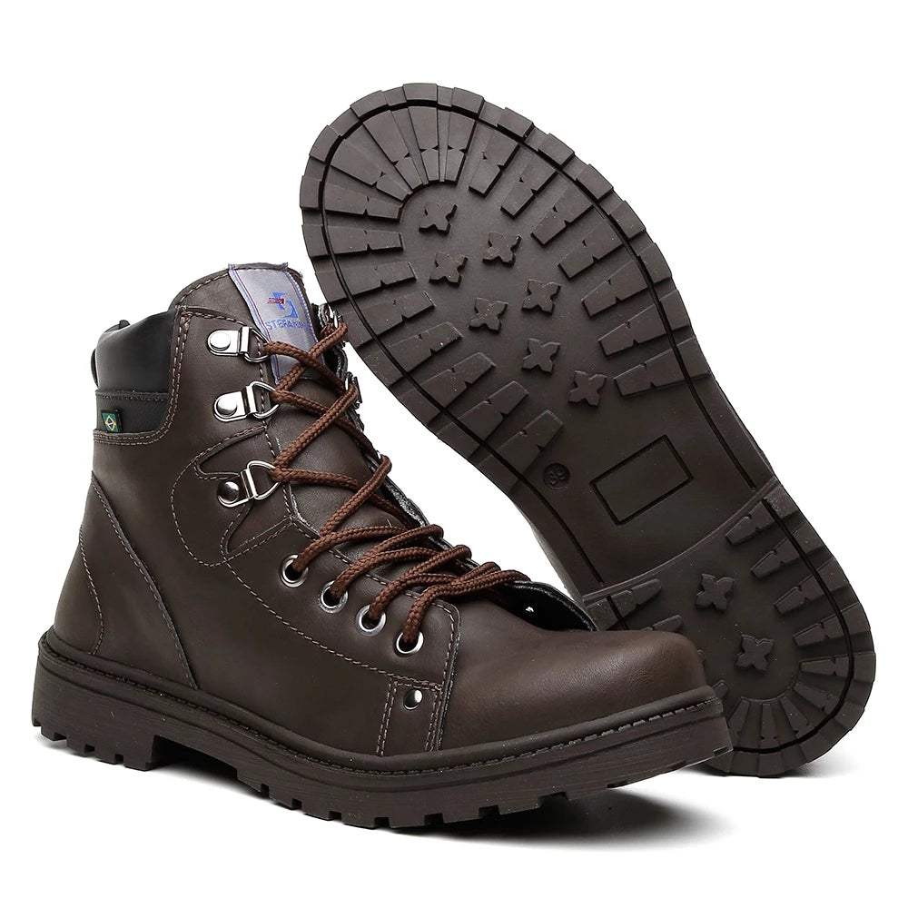 Bota Coturno Masculina Linha Premium - VanguardTrek